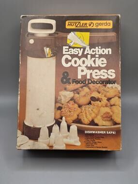 Vintage 1983 Hutzler Gerda Easy Action Cookie Press Food Decorator West Germany